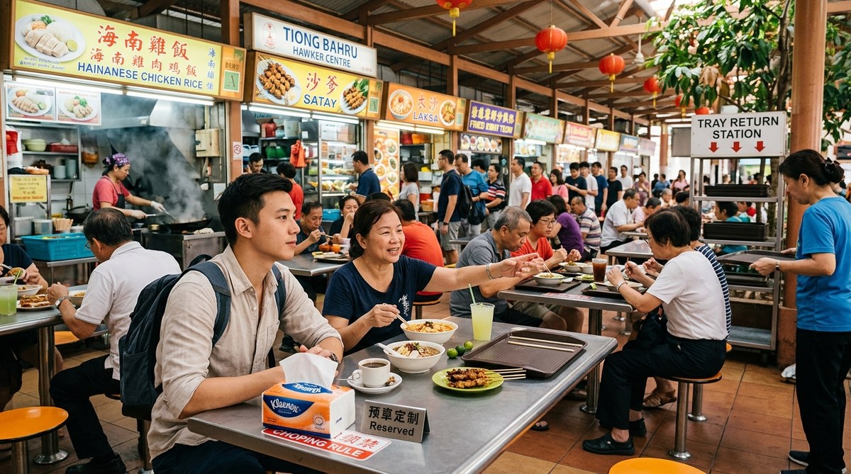 Singapore’s Hawker Centre Etiquette: 10 Unspoken Rules Every Visitor Should Know