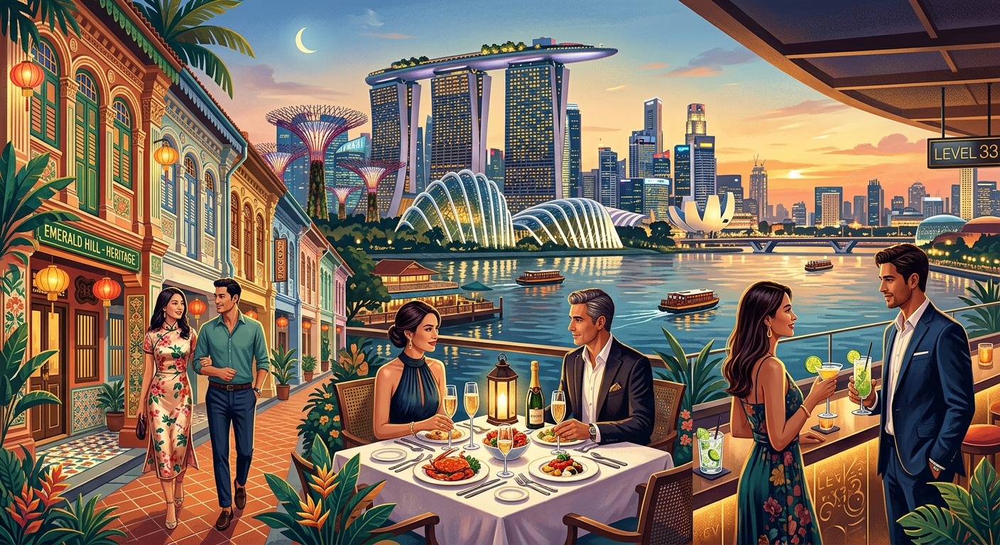 A Luxury Singapore Weekend of Heritage Walks, Dining and Rooftop Views